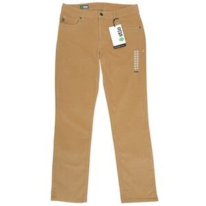 NWT Stio Men's Rivet Cord Organic Cotton Corduroy Pants Tumbleweed 32x33